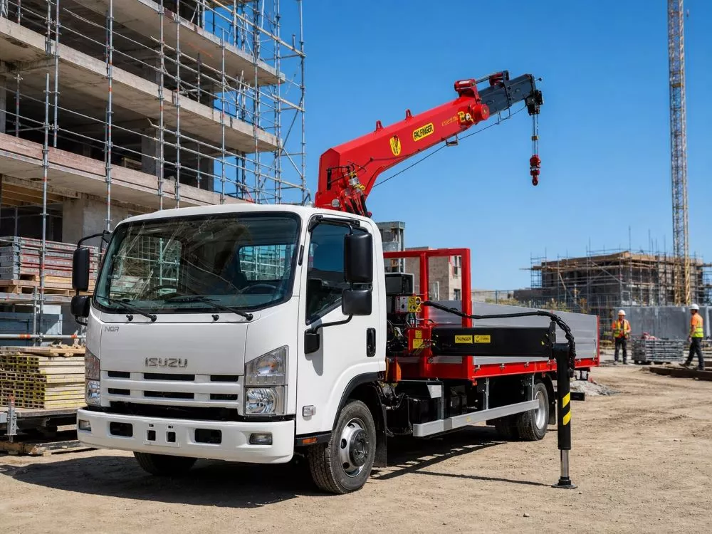 Манипулятор КМУ PALFINGER на шасси Isuzu